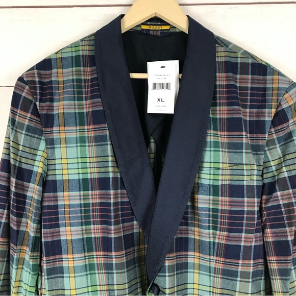 Ralph Lauren Rugby Plaid Blazer Jacket NWT - Picture 2 of 8